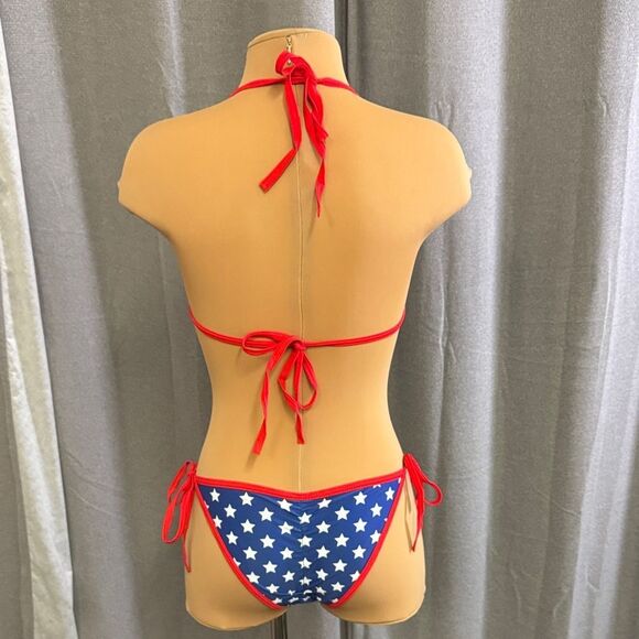 Mine Red and Blue Star Bikini Bottom - Picture 7 of 13